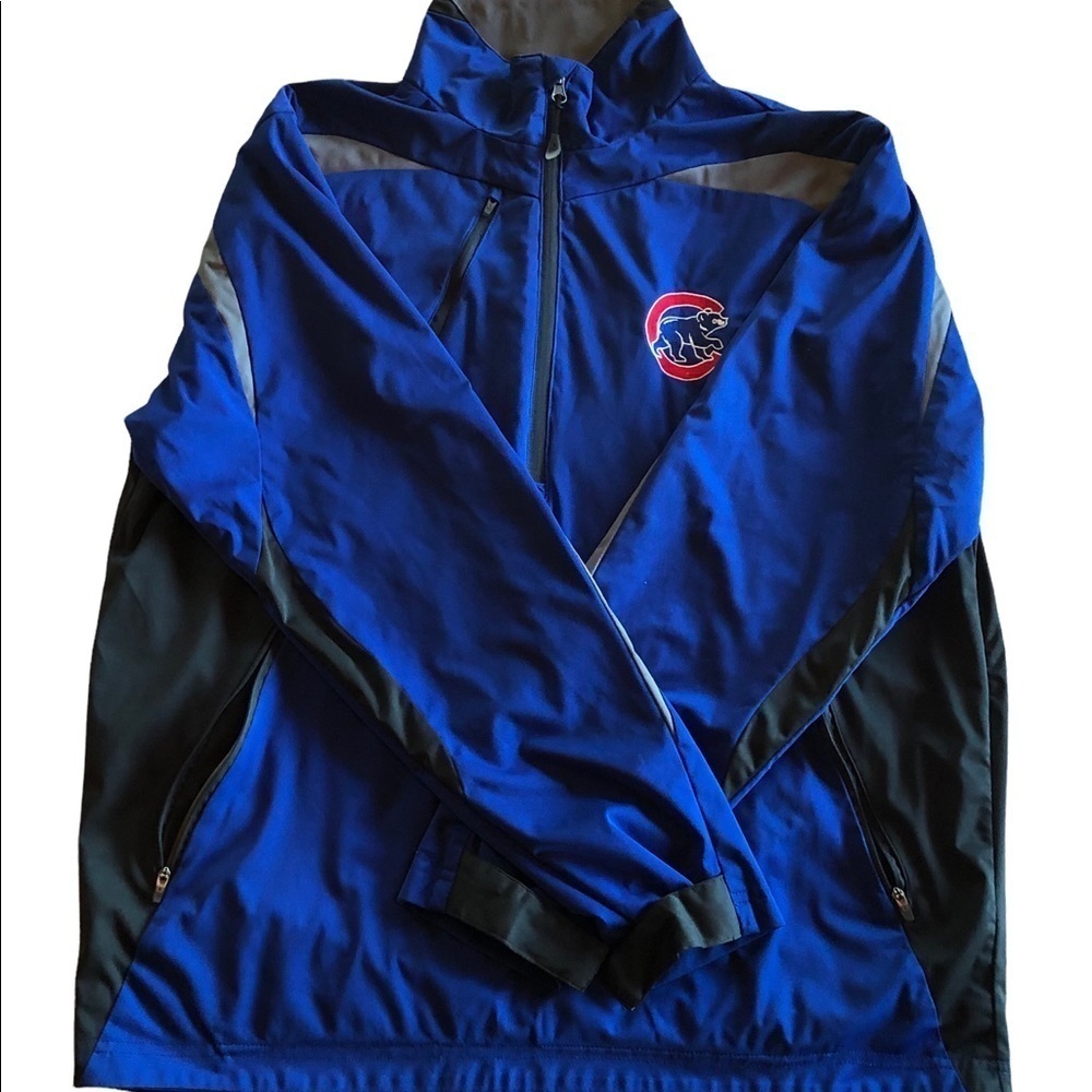 Chicago Cubs/ Mens /Antigua/ Vintage logo/ Bear Cub / MLB / 3/4 zip Jacket/ L